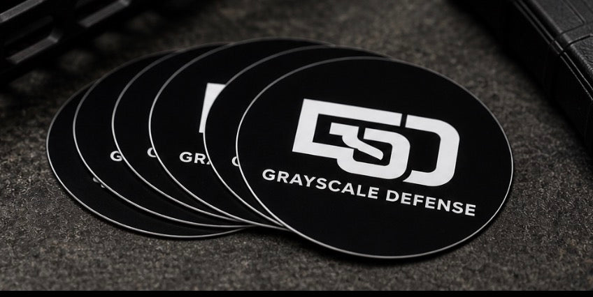 Grayscale Defense Sticker